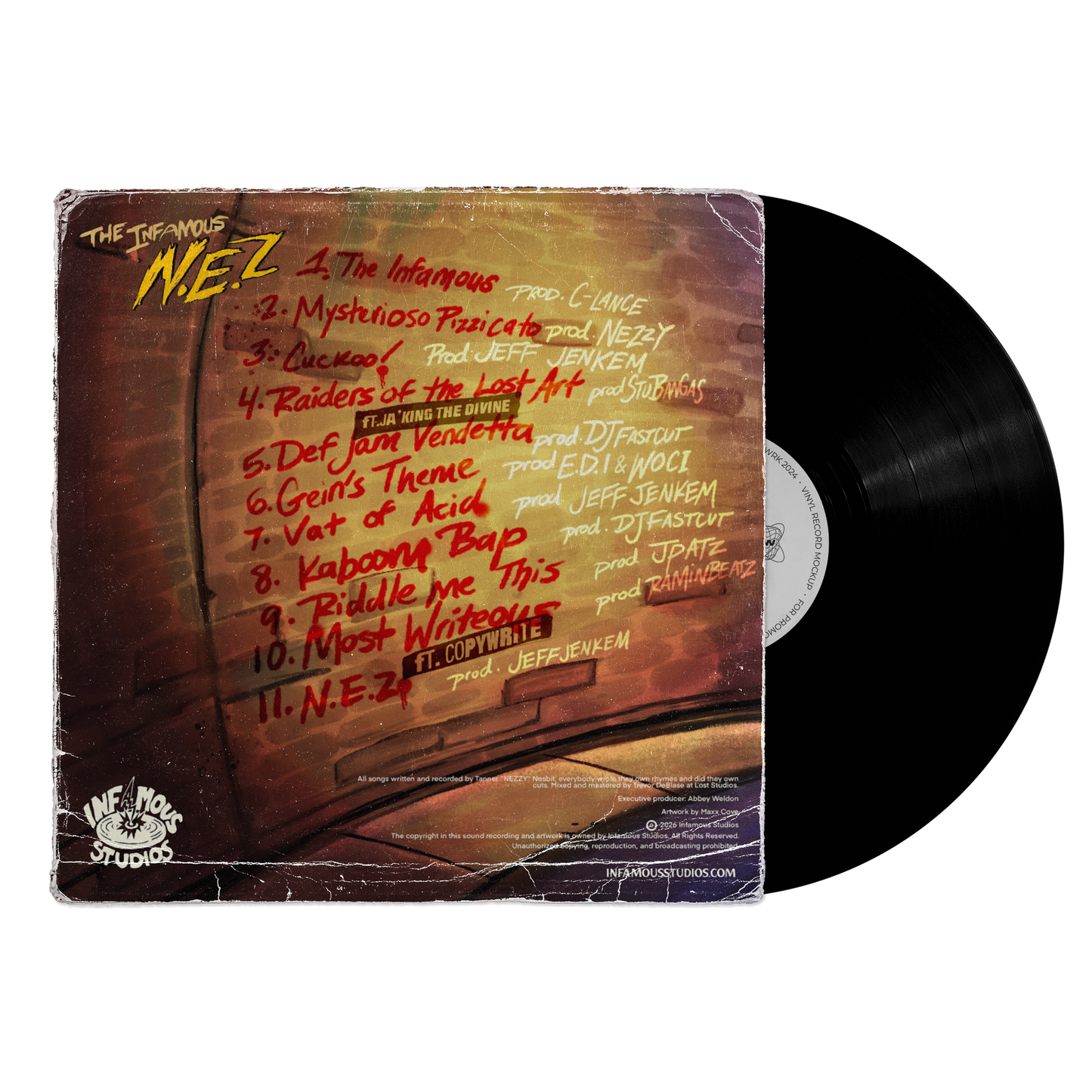 NEZZY - The Infamous N.E.Z. (12" Vinyl)