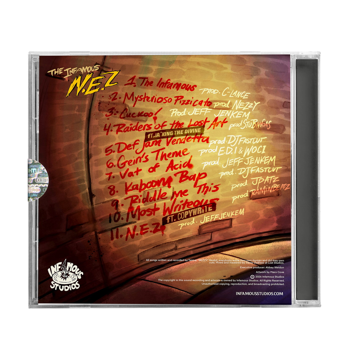 NEZZY - The Infamous N.E.Z. (CD)